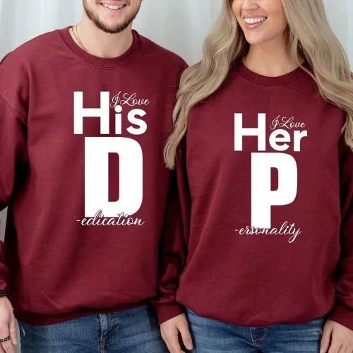 Customized Couple Sweatshirt T-shirts