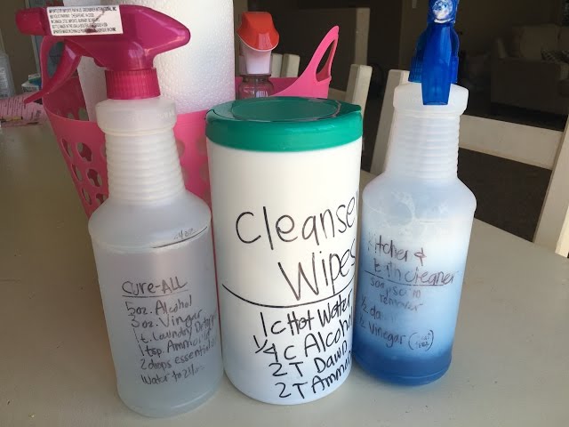 Cleaning Wipes & Liquids