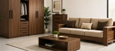 Wooden Wardrobes, Sofa and Furniture