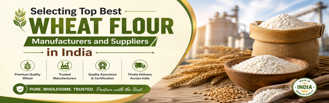 Selecting Top Best Wheat Flour Manufacturers and Suppliers in India