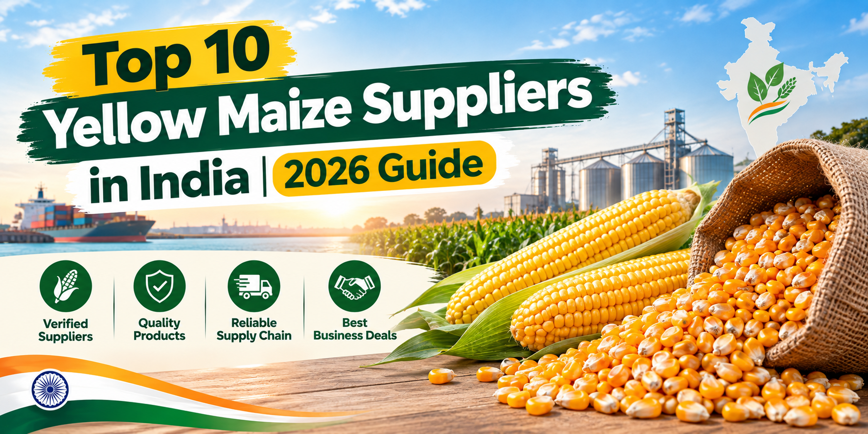 yellow maize suppliers in India