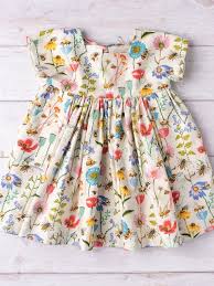 Baby Cotton Dress - Floral