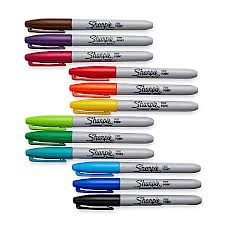 Permanent Markers – Assorted Colors (Pack of 12)