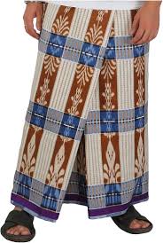 Polyester Lungi - Traditional