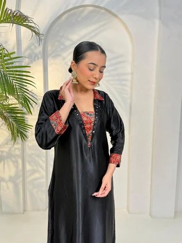 A-Line Gajji Silk Kurtis