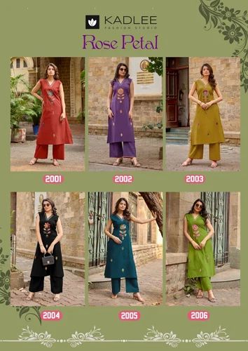 A-Line Branded 2 piece Kurti set, Cotton