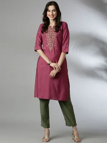 New Designer Long Kurti, Rayon