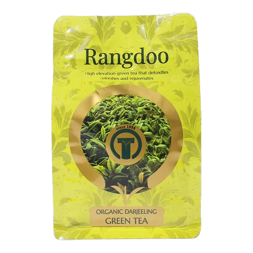 Okayti Rangdoo Green Tea Zipper Pack - Organic Whole Leaf Green Tea 500 Gm