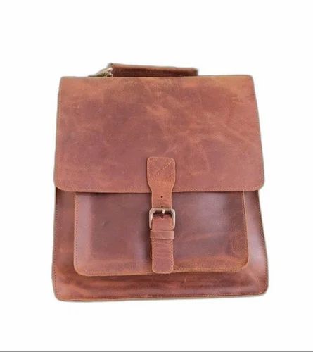 Brown Leather Shoulder Bag