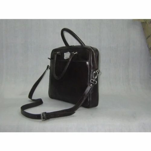 Black Male Leather Shoulder Bag