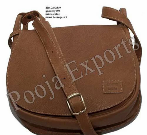 Leather Ladies Shoulder Bags