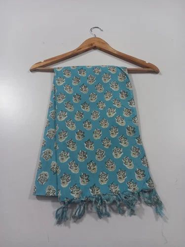 Multicolor Meera Handicrafts Block Printed Cotton Stoles