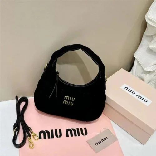 Miu Miu Nappa Leather Hobo Bag for Women