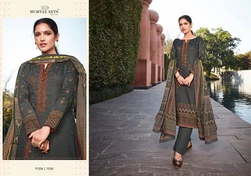 Mumtaz Arts Fiza-pure Lawn Cotton Printed Suits With Work, Pakistani