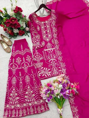 Readymade Designer Pakistani Suits, 3 Piece, Georgette