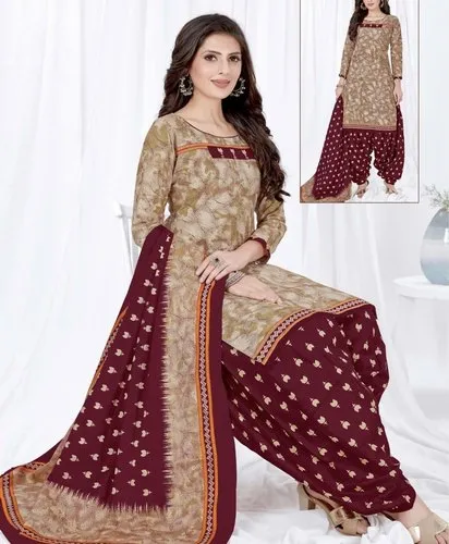 Cotton Printed Punjabi Suit
