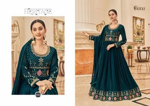 Fiona Sachi Vol 1 Georgette Heavy Embrodery Work Designer Party Wear Suit
