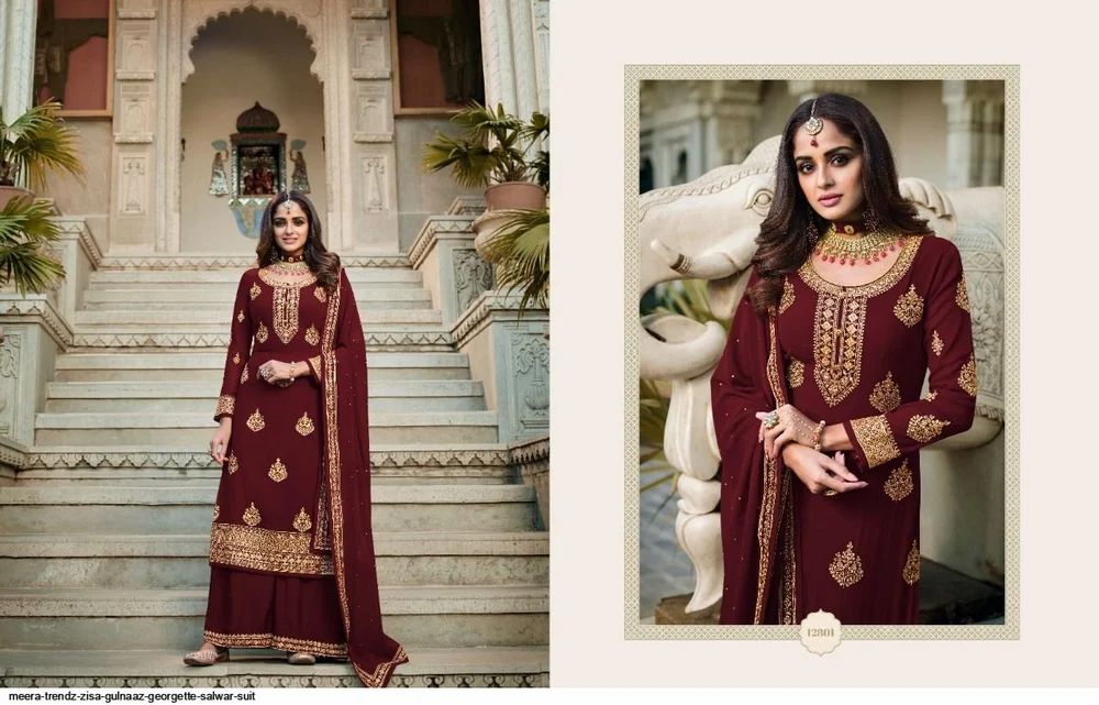 Embroidered Cotton Salwar Suits, Semi Stitched