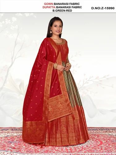 Beige Embroidered Yellow Frock Suit