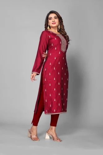 Embroidered Georgette Designer Frock Suit