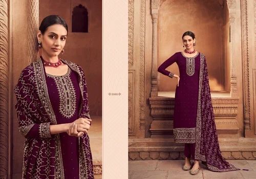 Georgette Embroidered Ladies Designer Suits