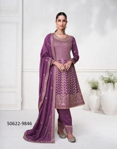 Silk Ladies Designer Readymade Suits
