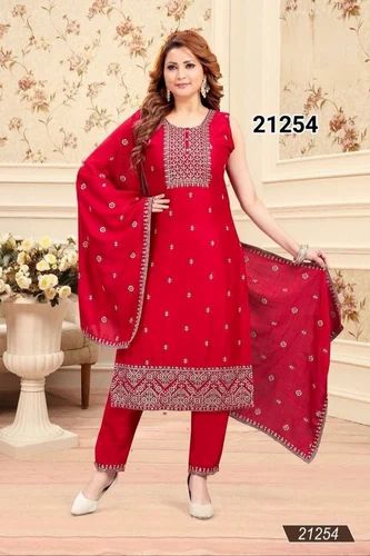 Ladies Silk Suit, Stitched