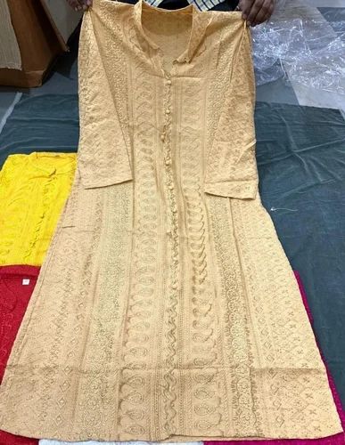 Rayon Chikan Kurti, Size: XL
