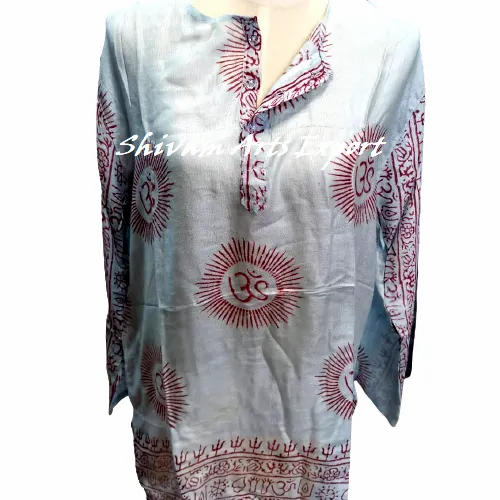 Cotton Casual Wear Grey Tunic Kurtis, Size: Free Size, Wash Care: Handwash
