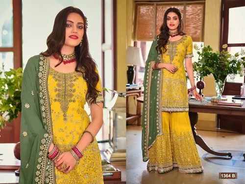 Bridal Designer Punjabi Salwar Suit, Dry Clean, Pakistani