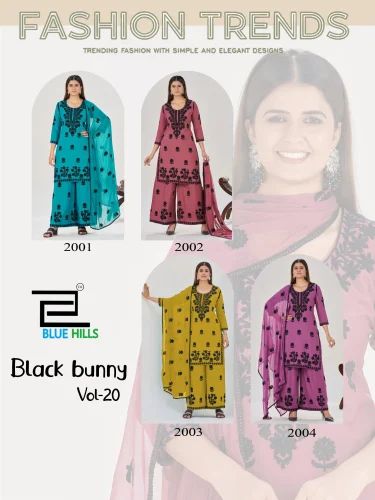 Embroidered Rayon Casual Ladies Kurtis (M)