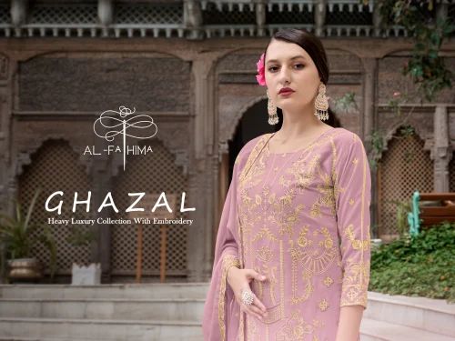 Stitched Designer Pakistani Lawn Suit, Work: Embroidered, Georgette