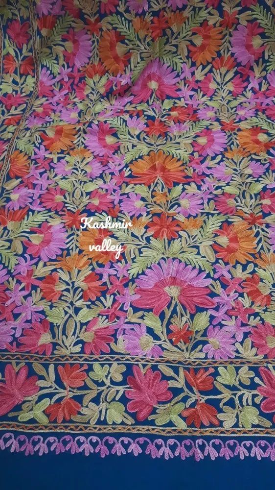 Crewel and kashmiri stoles