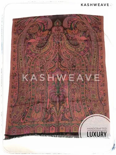 Black Silk Modal Jamawar Stoles