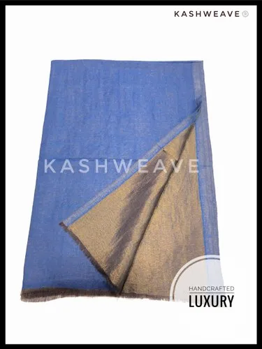 Merino Wool PASHMINA Zari Reversible Stoles