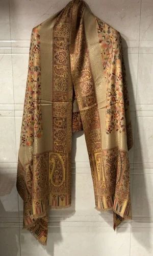 Black Kashmiri Kani Stoles