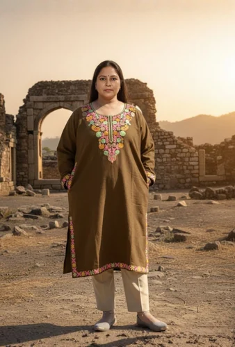 Wool Kashmiri Embroidered Pheran