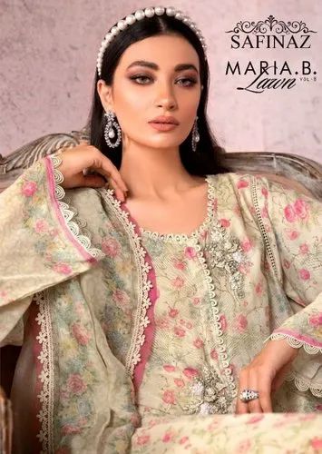 Cotton Ladies Pakistani Lawn Suit