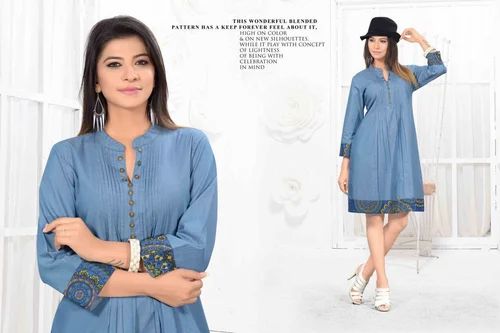 Denim Designer Kurti