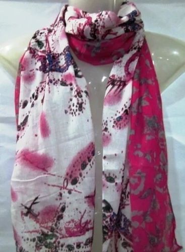 Sam Inc Long Poly Voile Printed Scarves