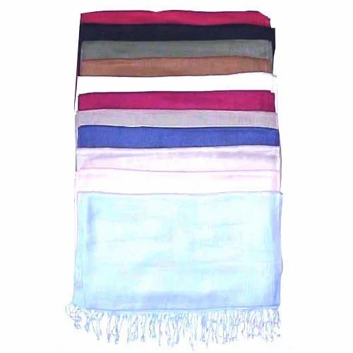 Sam Inc Casual Wear Pashmina Fringes Plain Fancy Stoles