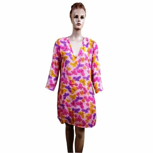 Chiffon Printed Kurti