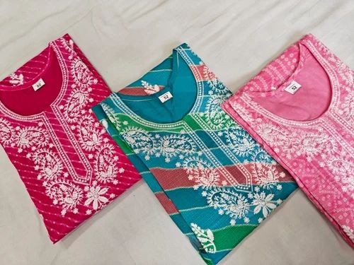 Kota Doria stitched kurties