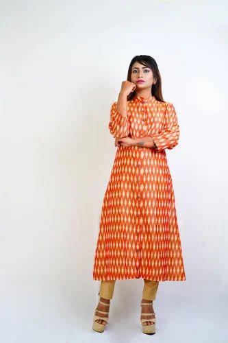Ikkat Handloom Kurti