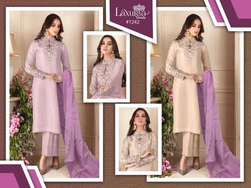 Ladies Readymade Suit, Georgette