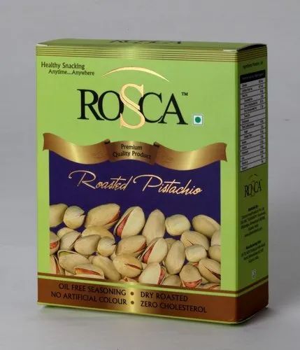 Rosca Salty Salted Roasted Pistachio, Packaging Size: 180 grams, Packaging Type: Vacuum Pack