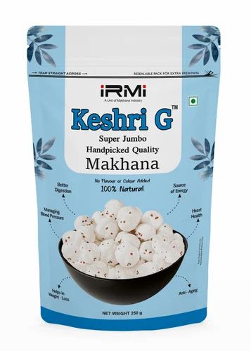 250g Kashri G 7 Suta Makhana, Packaging Type: Packet