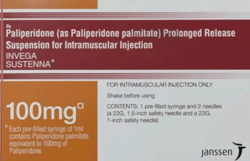 EACH PRE-FILLED SYRINGE OF 1ML CONTAINS PALIPERIDONE PALMITATE EQUIVALENT TO 100 MG OF PALIPERIDONE