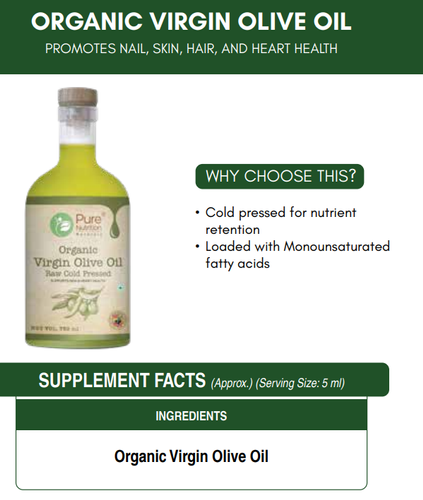 Organic Virgin Olive Oil (750 ml)