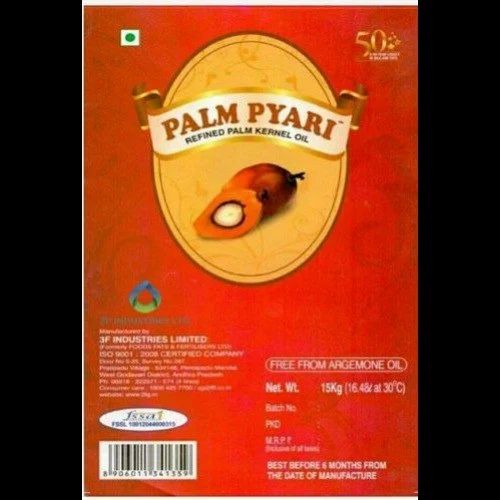 Palm Pyari Refined Palm Kernel Oil 15 Kg Tin, RBD PK Olein